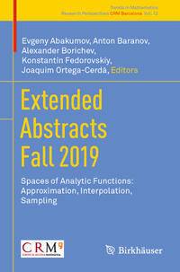 Extended Abstracts Fall 2019 