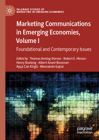 Marketing Communications in Emerging Economies, Volume I 