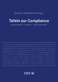 Tafeln zur Compliance 