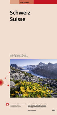 Landeskarte der Schweiz 1:500 000 