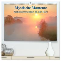 Mystische Momente - Nebelstimmungen an der Ruhr (hochwertiger Premium Wandkalender 2024 DIN A2 quer), Kunstdruck in Hochglanz 