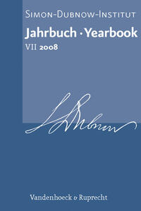 Jahrbuch des Simon-Dubnow-Instituts / Simon Dubnow Institute Yearbook VII (2008) 